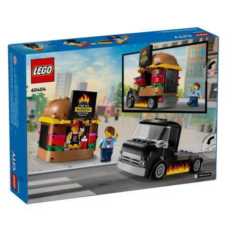 Barile di hamburger, +5 anni, 60404, Lego City
