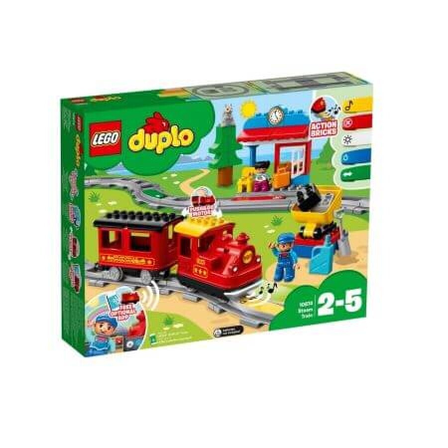 Treno a vapore Lego Duplo, +2 anni, 10874, Lego