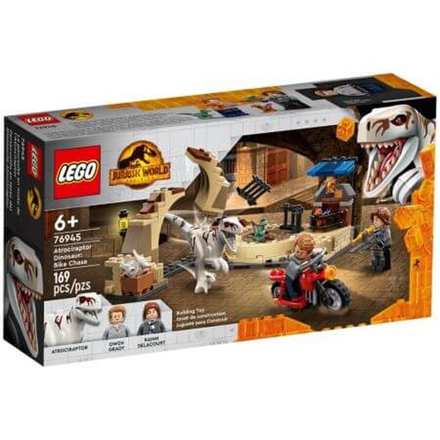 Inseguendo l'Atrociraptor Lego Jurassic World, +6 anni, 76945, Lego