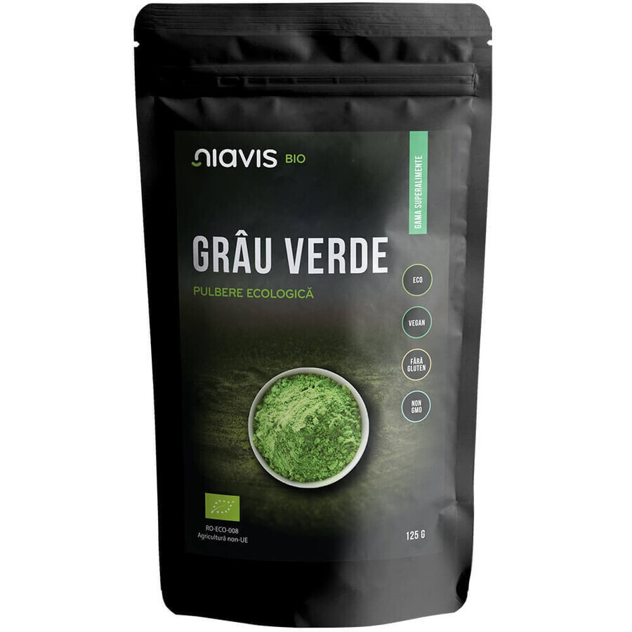 Polvere ecologica di grano verde, 125 g, Niavis