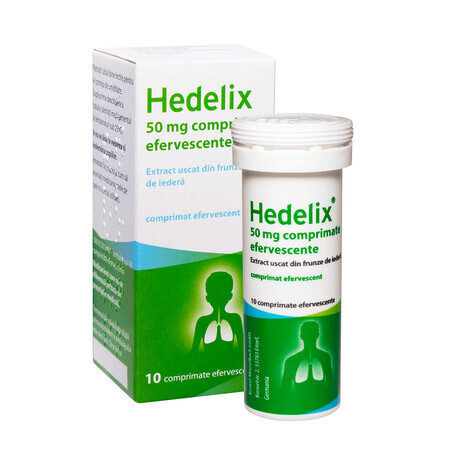 HEDELIX, 10 effervescent tablet, Krewel Meuselbach