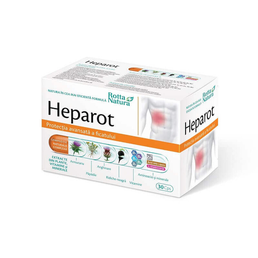 Heparot, 30 compresse, Rotta Natura