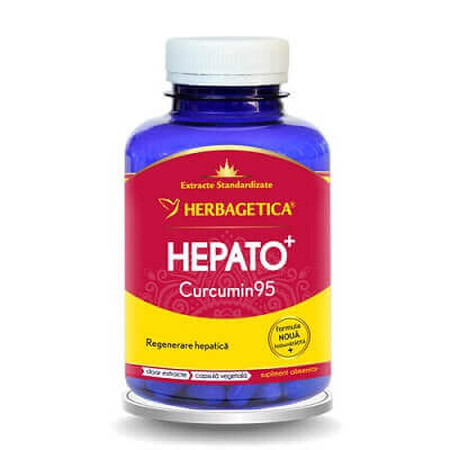 Hepato Curcumin95, 120 capsules, Herbagetica