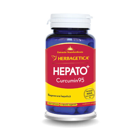 Hepato Curcumin95, 60 capsules, Herbagetica