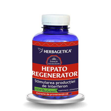 Hepato Regenerator, 120 gélules, Herbagetica