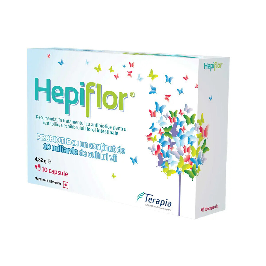 Hepiflor adulti, 10 capsule, Terapia