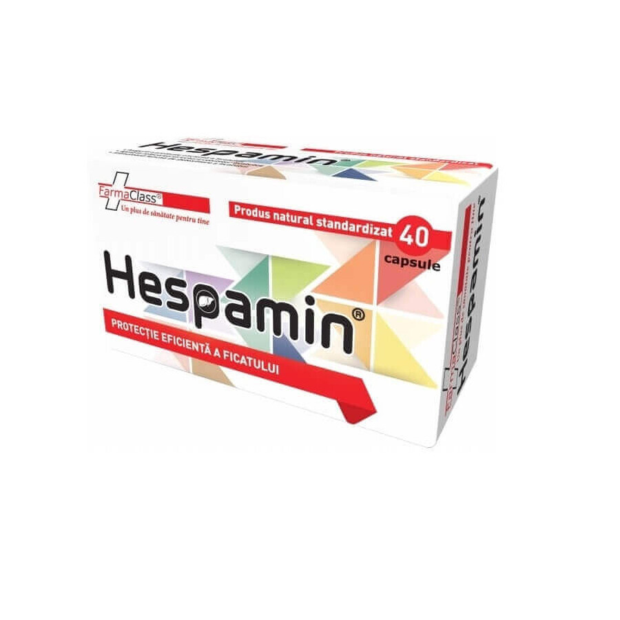 Hespamin, 40 comprimidos, FarmaClass