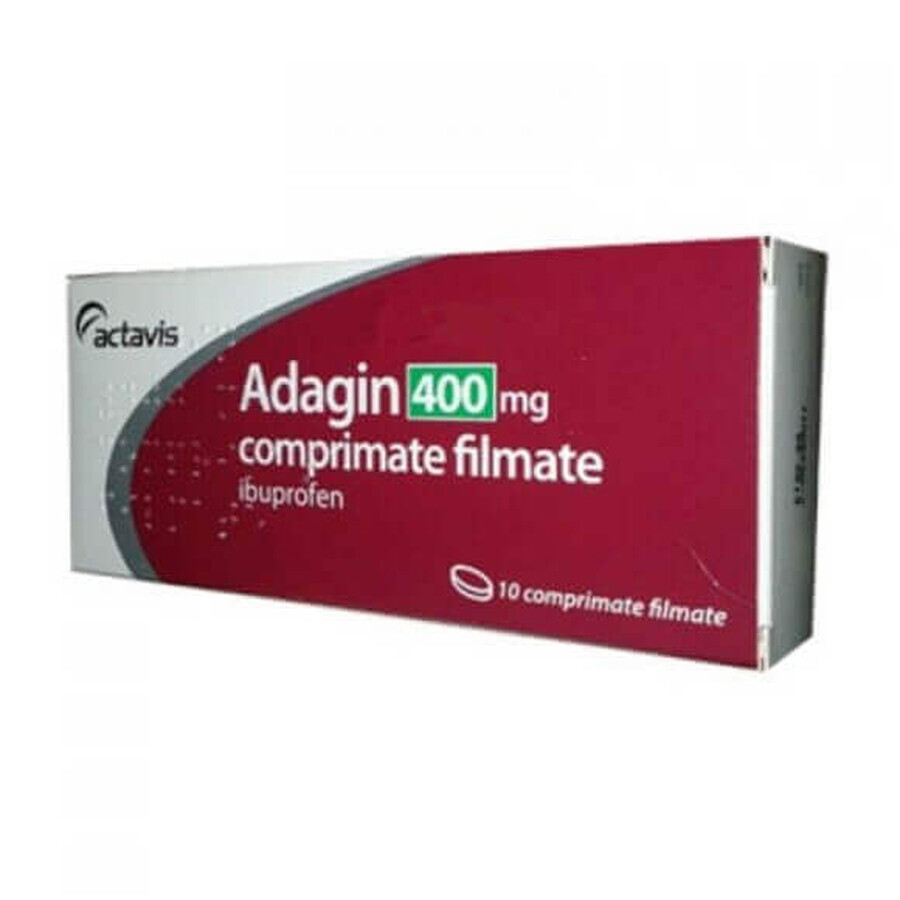 Adagin 400 mg, 10 tablets, Actavis