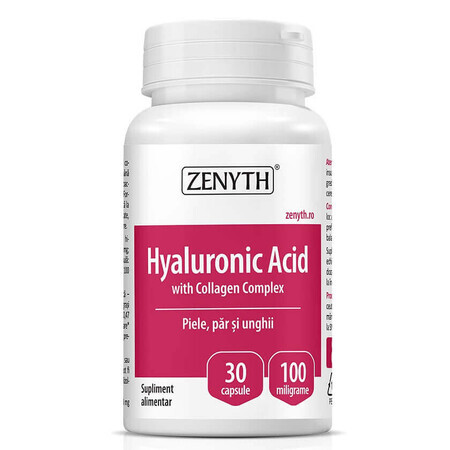 Hyaluronic Acid with Collagen Complex, 30 capsules, Zenyth