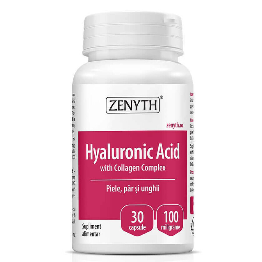 Hyaluronic Acid with Collagen Complex, 30 capsules, Zenyth