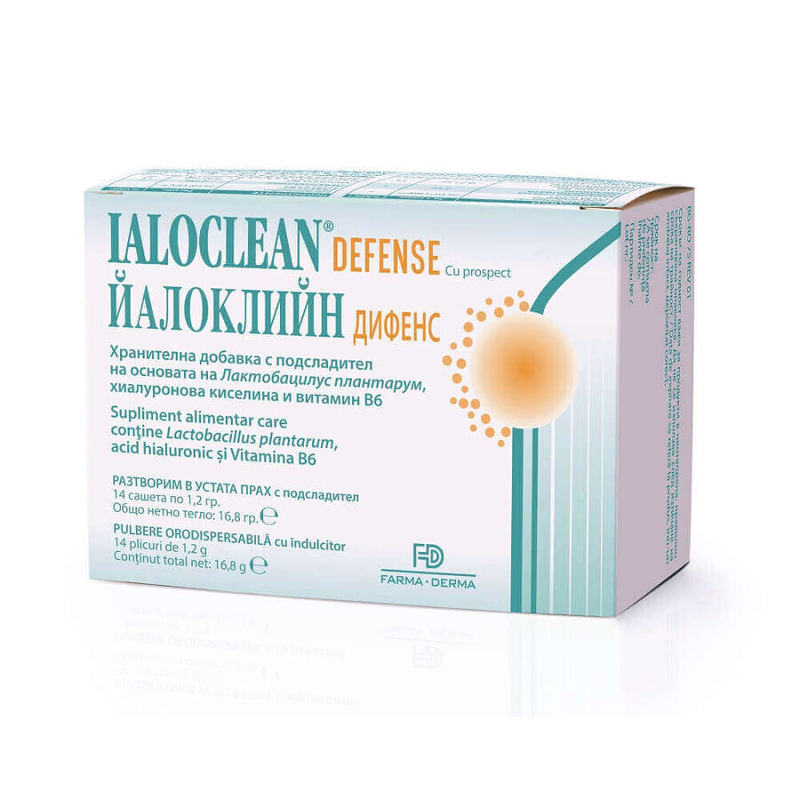 Ialoclean Difesa polvere orodispersibile, 14 stick pack, Farma Derma