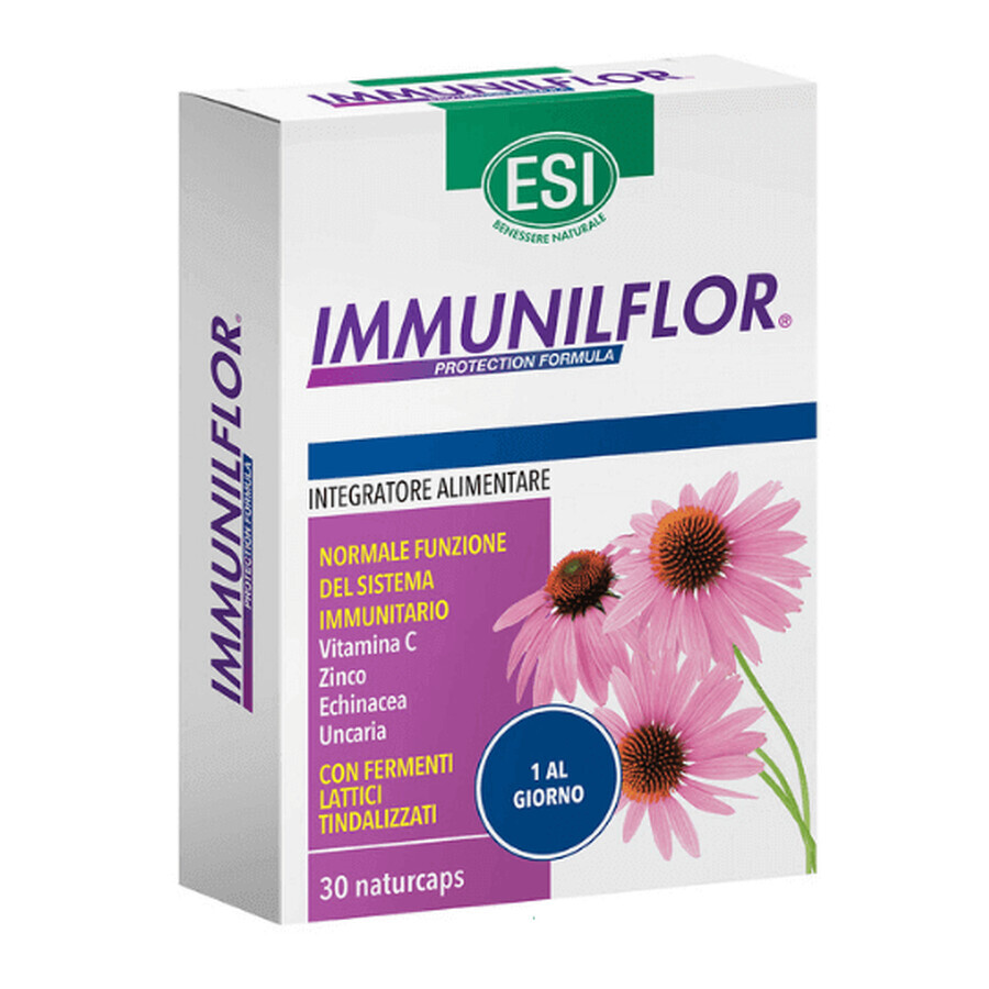 ESI Immunilflor - Integratore Rinforzo Sistema Immunitario, 30 Naturcaps