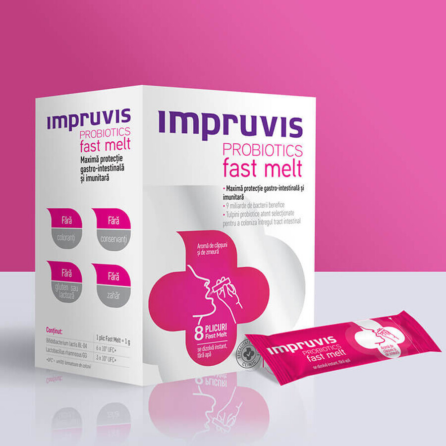 Imprvis Probiotics Fast Melt, 10 bustine, Bifodan