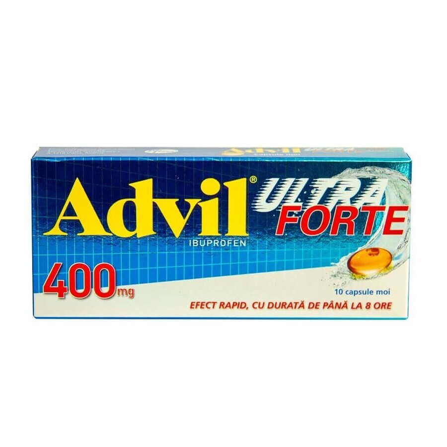 Advil Ultra Forte 400mg, 10 capsule, Gsk