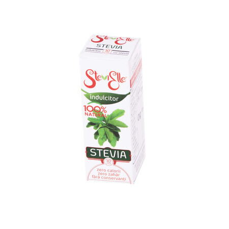 Dolcificante con Stevia SteviElle, 10 ml, Hermes Natural