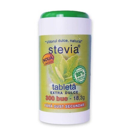 Stevia Edulcorante Extra Dulce, 300 comprimidos, Naturking