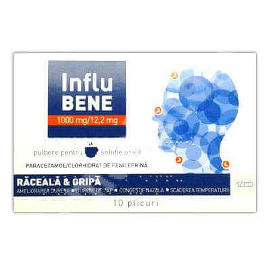 Influbene 1000 mg, 10 bustine, Teva Pharmaceuticals