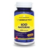 Natural Iodine 500mcg, 60 capsules, Herbagetica