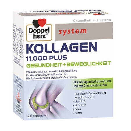 Kollagen 11.000 Plus, 10 vials unidose, Doppelherz