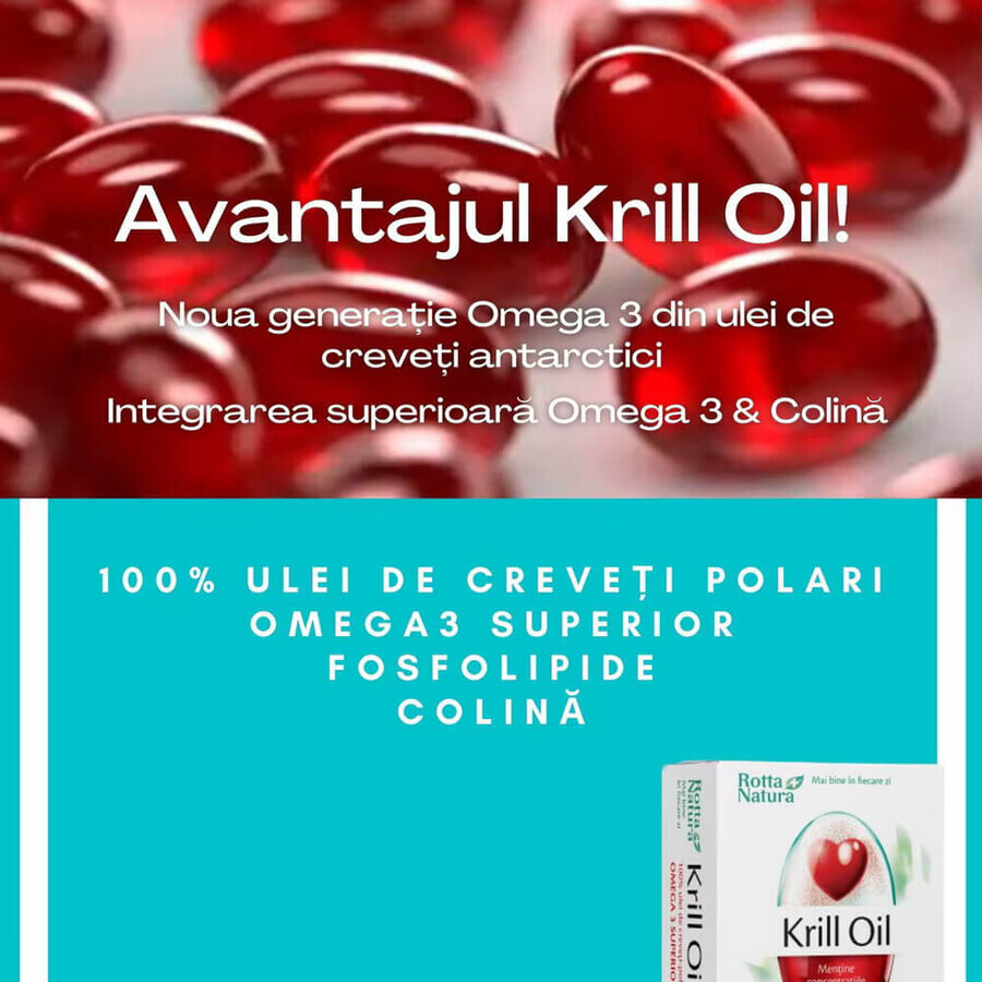 Krill Oil, 90 capsules, Rotta Natura