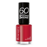 Nail Polish 60 Seconds Shine 310 Double Decker Red, 8 ml, Rimmel London