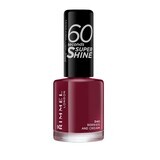 Nail Polish 60 Seconds Shine 340 Berries and Cream, 8 ml, Rimmel London