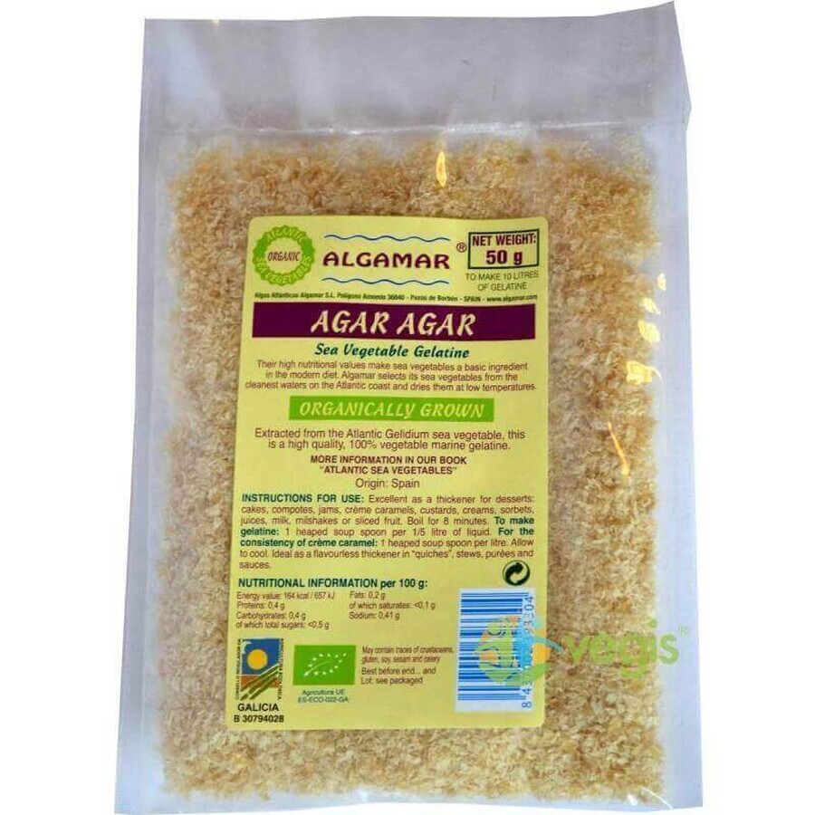 Agar Agar Eco, 50 g, Bio Holistic