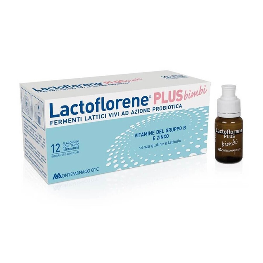 Lactoflorene Plus - Bimbi Fermenti Lattici, 12 Flaconcini