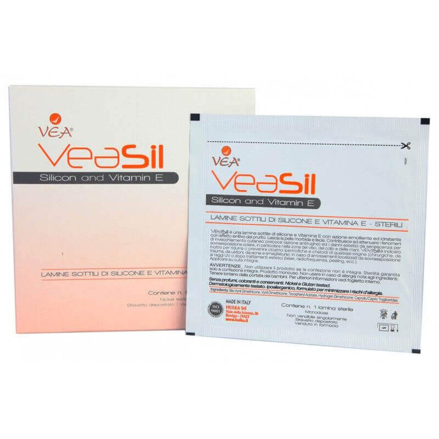 Vea Sil Lamine Sottili Sterili Silicone+Vitamina E 8 Pezzi