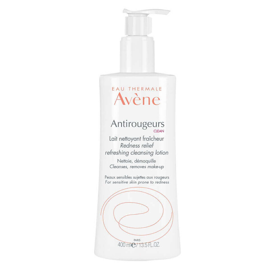 Avene Antirougeurs Clean - Latte Detergente Rinfrescante, 400ml