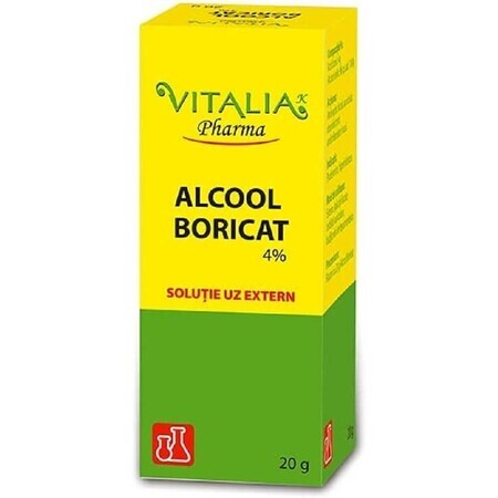 Alcool boricato 4%, 20 g, Vitalia