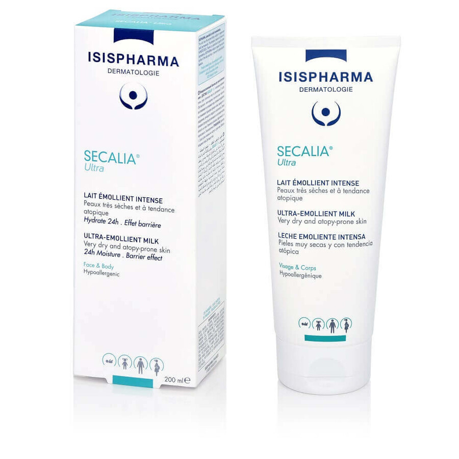 Secalia Latte ultra emolliente, 200 ml, Isispharma