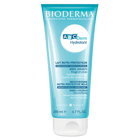 Latte idratante ABCDerm, 200 ml, Bioderma