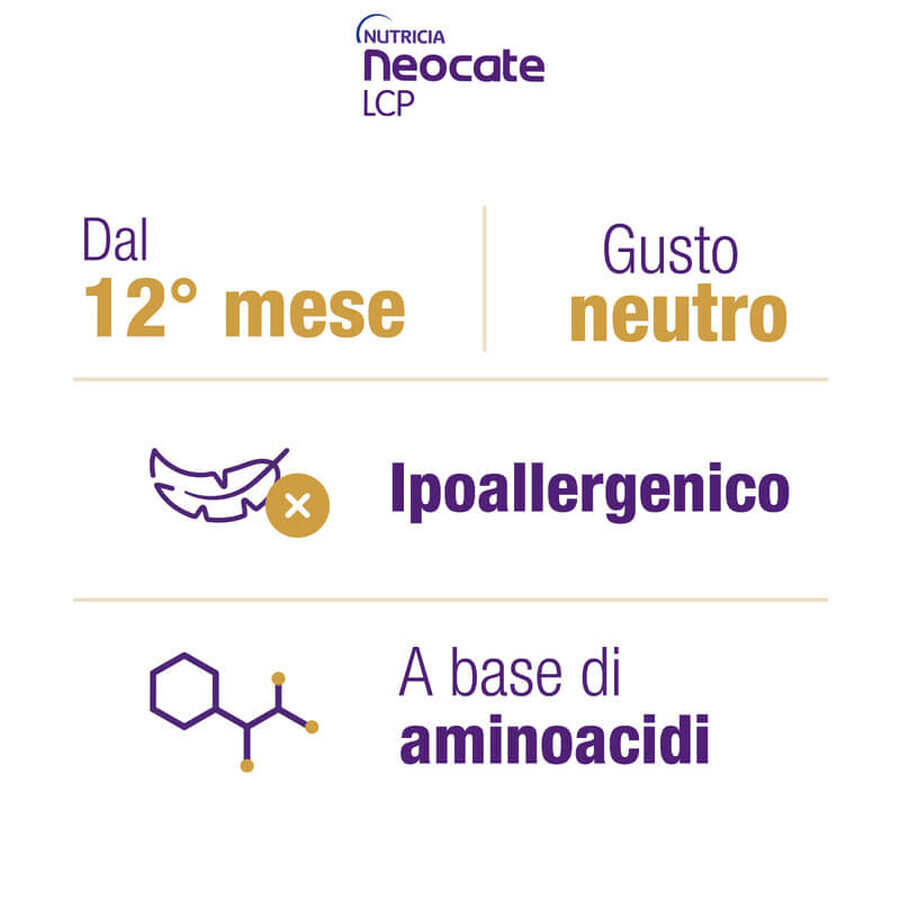 Neocate LCP melkpoeder, Gr. 0-12 maanden, 400 g, Nutricia