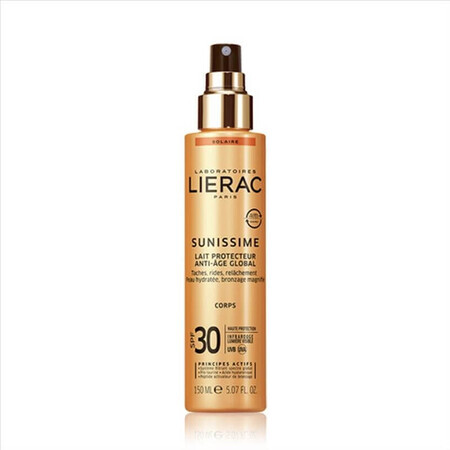 Lierac Sunissime - Latte Corpo Solare Protettivo SPF30 Antietà Globale, 150ml