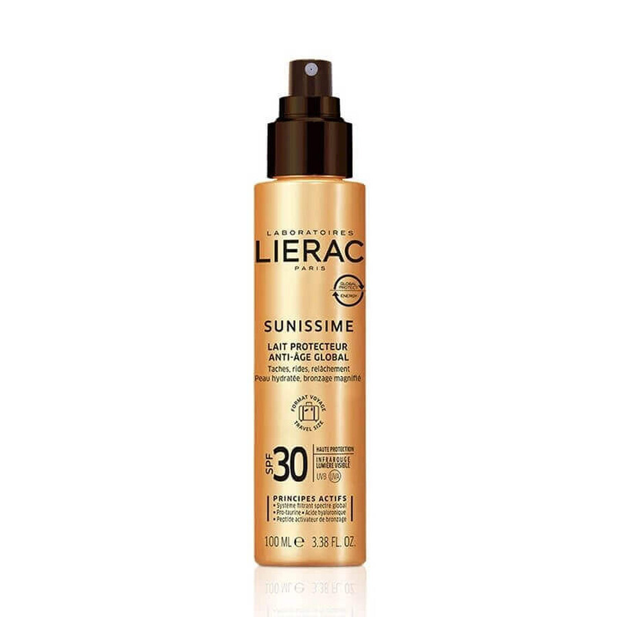 Lierac Sunissime - Latte Corpo Solare Protettivo SPF30 Antietà Globale, 150ml