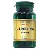 L-arginine 1000mg, 30 tablets, Cosmopharm