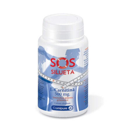 L-Carnitina 500mg SoS Silueta, 60 cápsulas, Rotta Natura