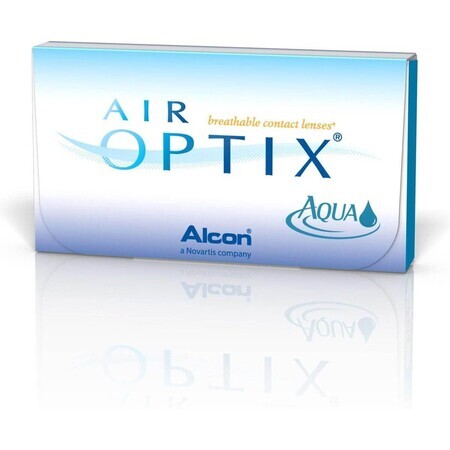 Lenti a contatto Air Optix Aqua, -0,50, 6 pezzi, Alcon