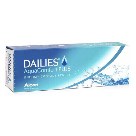 Lentes de contacto Dailies Aqua Comfort Plus, -1.50, 30 unidades, Alcon