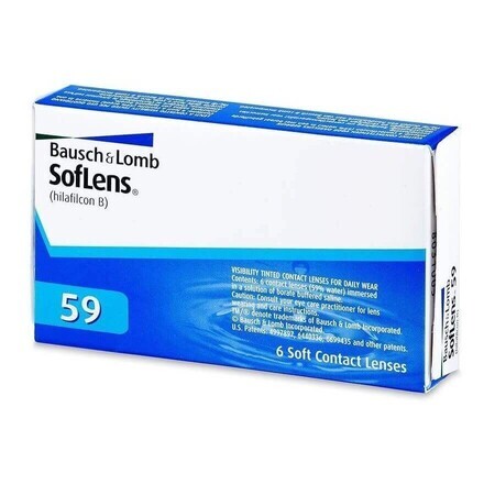 SofLens 59, -01.75, 6 pieces, Bausch Lomb