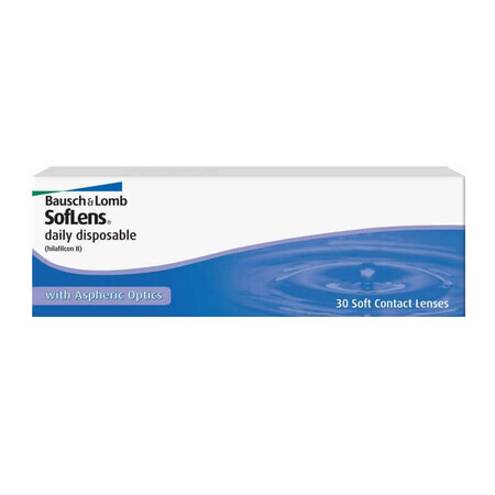 Disposable lenses, SofLens 1 Day, -01.50, 30 pieces, Bausch Lomb