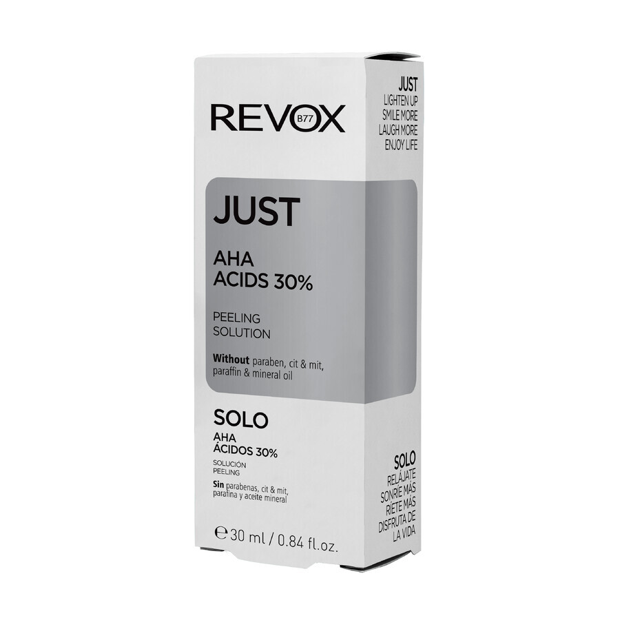 Alfaidrossiacidi Just AHA Acids 30%, 30 ml, Revox