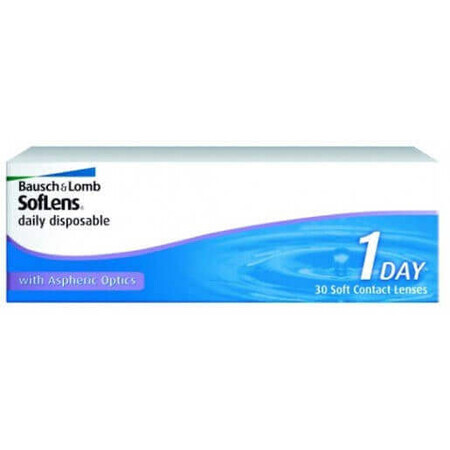 Disposable lenses SofLens 1 Day, -05.00, 30 pieces, Bausch Lomb