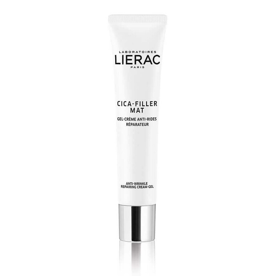 Lierac Cica-Filler - Mat Gel Crema Antirughe Riparatrice Viso, 40ml