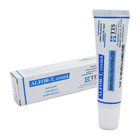 Alfor-T cream against sweaty feet, 20 ml, Tis Farmaceutic