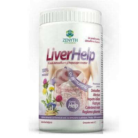 LiverHelp con armeria tè disintossicante ed epatoprotettivo, 180 g, Zenyth