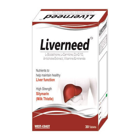 Liverneed hepatoprotective complex, 30 tablet, EsVida Pharma