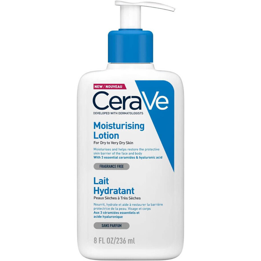 CeraVe Lozione Idratante,  Da secca a molto secca, 236 ml