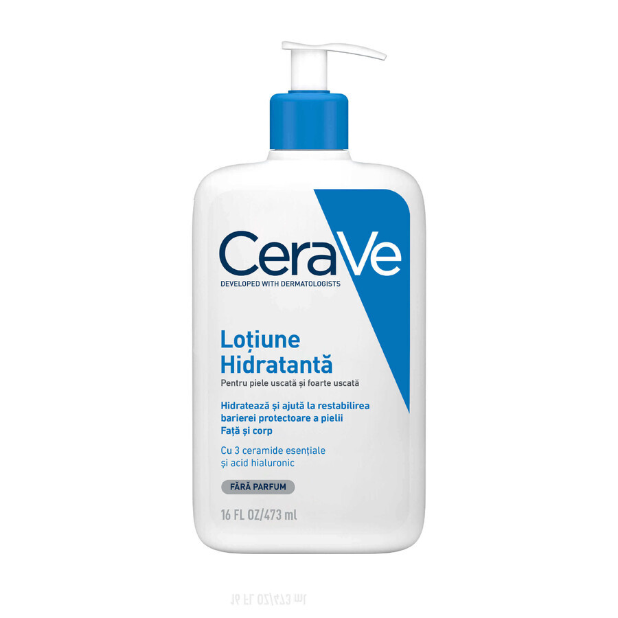 CeraVe Lozione Idratante, Da secca a molto secca, 473 ml